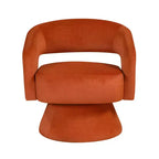 Sillón Acento Giratorio de Terciopelo, 1 Plaza