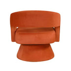 Sillón Acento Giratorio de Terciopelo, 1 Plaza