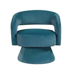 Sillón Acento Giratorio de Terciopelo, 1 Plaza
