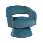 Sillón Acento Giratorio de Terciopelo, 1 Plaza