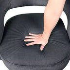 Sillón Acento Giratorio de Terciopelo, 1 Plaza