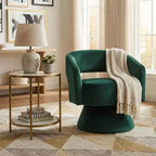 Sillón Acento Giratorio de Terciopelo, 1 Plaza