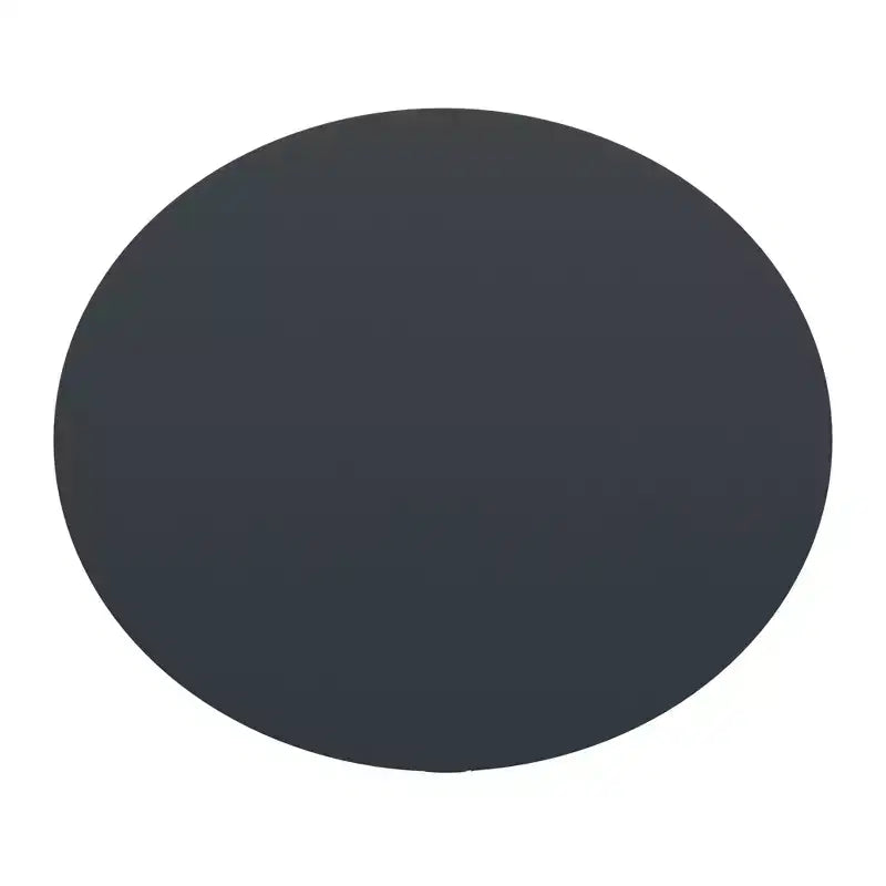Mesa auxiliar ovalada de madera de 2 cajones (Negro/Espresso/Gris/Blanco), 1 unidad