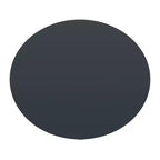 Mesa auxiliar ovalada de madera de 2 cajones (Negro/Espresso/Gris/Blanco), 1 unidad