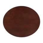 Mesa auxiliar ovalada de madera de 2 cajones (Negro/Espresso/Gris/Blanco), 1 unidad