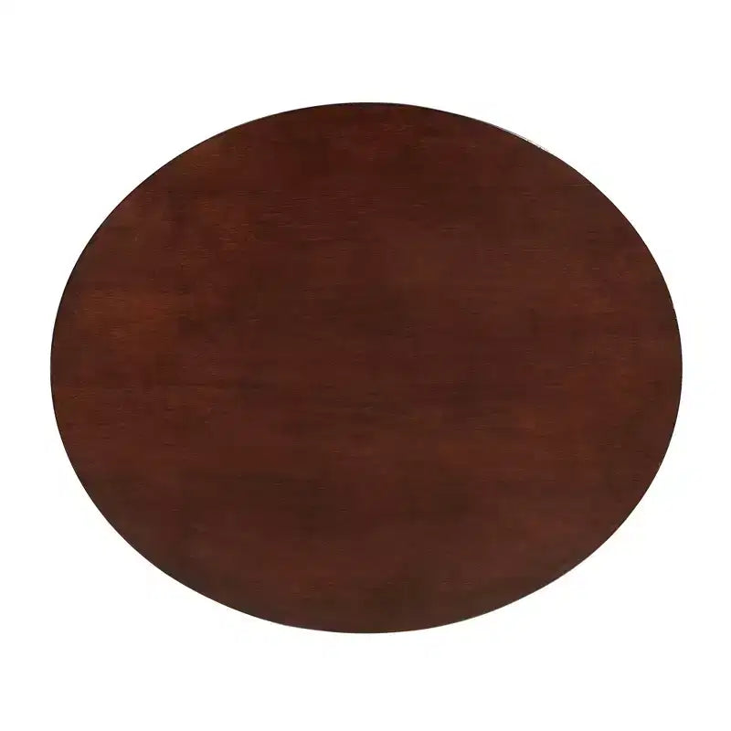 Mesa auxiliar ovalada de madera de 2 cajones (Negro/Espresso/Gris/Blanco), 1 unidad