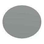 Mesa auxiliar ovalada de madera de 2 cajones (Negro/Espresso/Gris/Blanco), 1 unidad