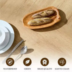 Negro / Marrón claro / Natural – Mesa de comedor redonda estriada, base de pedestal, capacidad para 4 a 6 personas