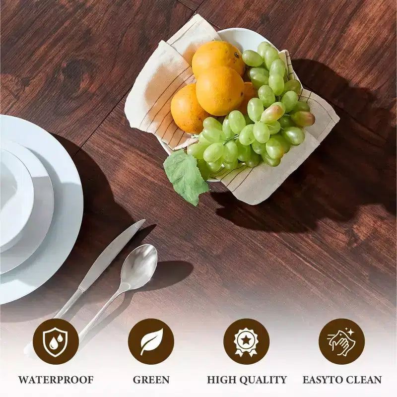Negro / Marrón claro / Natural – Mesa de comedor redonda estriada, base de pedestal, capacidad para 4 a 6 personas
