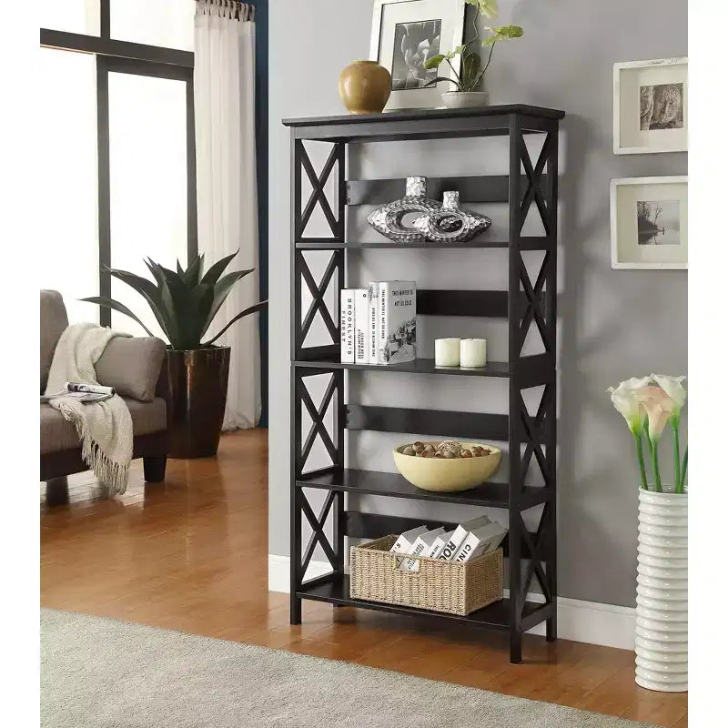 HomeStock Oxford 5 Tier Bookcase
