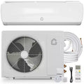 Acekool 9000 BTU 19 SEER2 Mini Split AC, Ultra-Quiet Inverter Heat Pump, 230V, White, 10ft Line Set