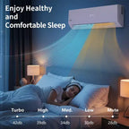 Climatiseur mini-split 3 zones Karl Home 38000 BTU 20 SEER2 avec pompe à chaleur (9K+9K+18K)