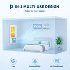 Climatiseur de fenêtre 8000 BTU avec télécommande, refroidit les pièces jusqu'à 32,5 m², 3 vitesses de refroidissement et de ventilation, fonctionnement silencieux, affichage numérique