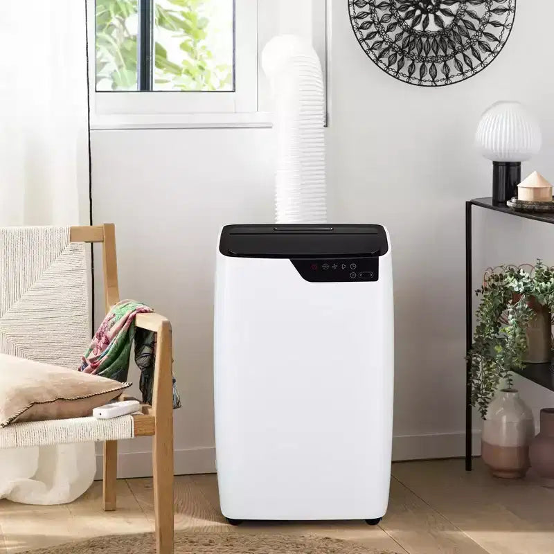 Climatiseur portable 12 000 BTU, climatiseur 3-en-1 avec ventilateur et déshumidificateur, refroidissement silencieux pour les pièces jusqu'à 50 m².