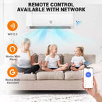12,000 BTU Mini Split Air Conditioner,22 SEER2,750 Sq.Ft Cooling/Heating,Smart Inverter,Alexa WiFi Control, 5 Modes (Cool/Heat/Dehumid/Fan/Sleep)