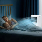 Climatiseur portable 8 000 BTU - Climatiseur 3-en-1 pour pièces jusqu'à 32,5 m² avec télécommande et kit fenêtre