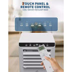 Climatiseurs portables de 8 000 BTU, appareil de climatisation portable 3-en-1 refroidissant jusqu'à 32,5 m², climatiseur vertical silencieux avec télécommande, froid, ventilateur, déshumidificateur