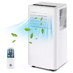 Climatiseur portable 3-en-1 de 8 000 BTU - Blanc, 1 unité, Climatiseur silencieux pour pièces de 420 pieds carrés, télécommande et kit de fenêtre inclus pour la maison/le bureau/le dortoir
