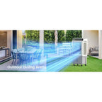 Refroidisseur d'air par évaporation/climatiseur portable Waykar 2943-3531 CFM avec 3 vitesses de refroidissement