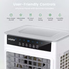 Refroidisseur d'air par évaporation/climatiseur portable Waykar 2943-3531 CFM avec 3 vitesses de refroidissement