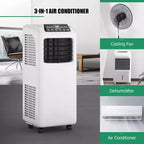 Climatiseur portable et déshumidificateur Costway avec télécommande et kit fenêtre