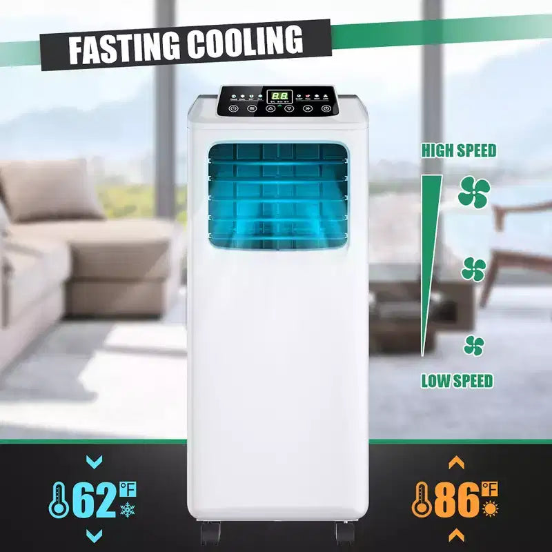Climatiseur portable et déshumidificateur Costway avec télécommande et kit fenêtre