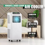 Climatiseur portable et déshumidificateur Costway avec télécommande et kit fenêtre