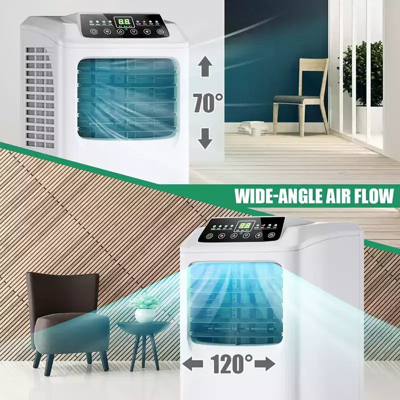 Climatiseur portable et déshumidificateur Costway avec télécommande et kit fenêtre