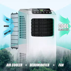 Climatiseur portable et déshumidificateur Costway avec télécommande et kit fenêtre