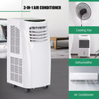 Climatiseur portable et déshumidificateur Costway avec télécommande et kit fenêtre