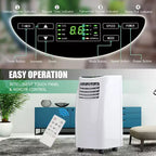 Climatiseur portable et déshumidificateur Costway avec télécommande et kit fenêtre