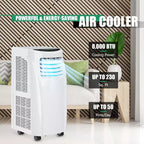 Climatiseur portatif Costway 5500 BTU (8000 BTU ASHRAE) Déshumidificateur