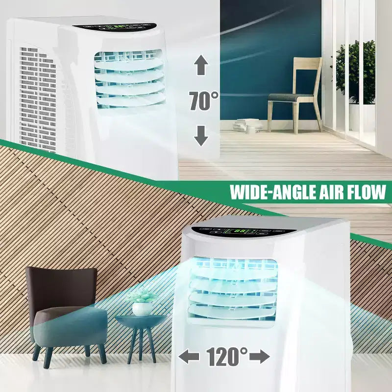 Climatiseur portatif Costway 5500 BTU (8000 BTU ASHRAE) Déshumidificateur