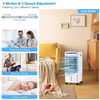 Rafraîchisseur d'air évaporatif 3-en-1 Costway Ventilateur portable avec fonction humidificateur