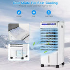 Rafraîchisseur d'air évaporatif 3-en-1 Costway Ventilateur portable avec fonction humidificateur