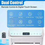 Climatiseur portable Costway 10000 BTU ASHRAE 3-en-1 avec déshumidificateur et mode ventilateur
