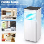 Climatiseur portable Costway 10000 BTU ASHRAE 3-en-1 avec déshumidificateur et mode ventilateur