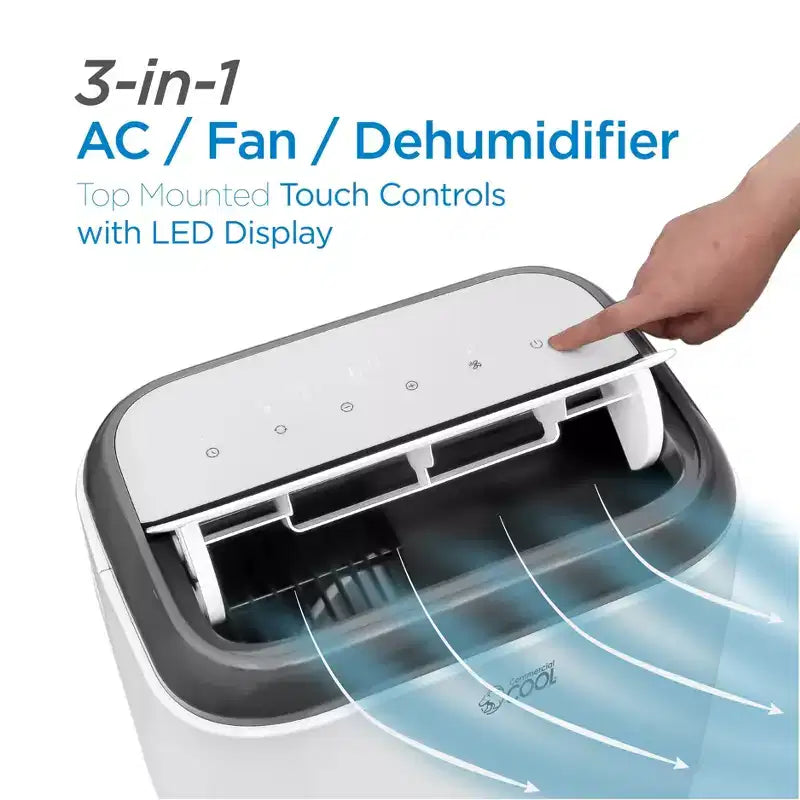 Climatiseur portable COMMERCIAL COOL avec télécommande