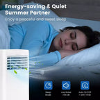 Climatiseur portable 8000 BTU Costway avec déshumidificateur et mode ventilateur, jusqu'à 23 m²