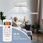 Climatiseur mural Costway 18 000 BTU avec thermopompe et télécommande
