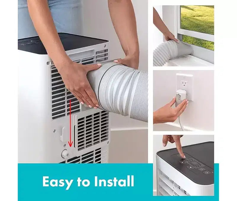 Climatiseur portable SereneLife 8 000 BTU avec Wi-Fi, déshumidificateur et ventilateur