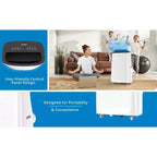Climatiseur portable Garvee 14 000 BTU, ventilateur avec télécommande 9 300 BTU (DOE)