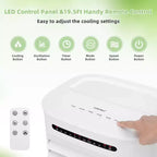 Refroidisseur d'air par évaporation Costway 4-en-1 avec humidificateur portable, minuterie, 3 modes et vitesses