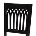 Juego de comedor moderno de tela y madera para 6 personas – 4 sillas + banco + mesa