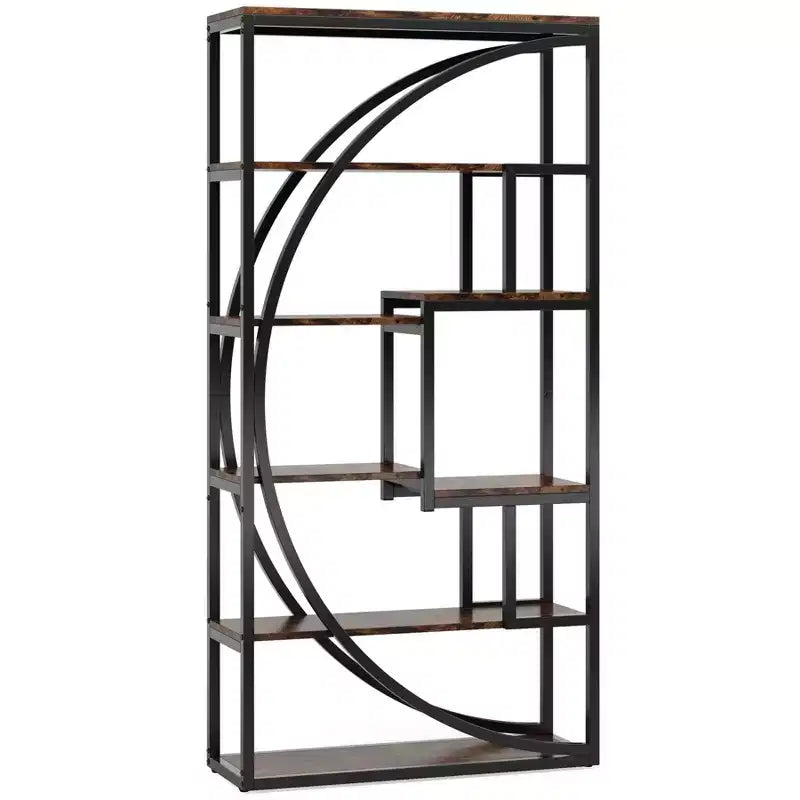 Tribesigns 5-Tier Bookshelf, 70.8 Book Display Case Unit for Home Office