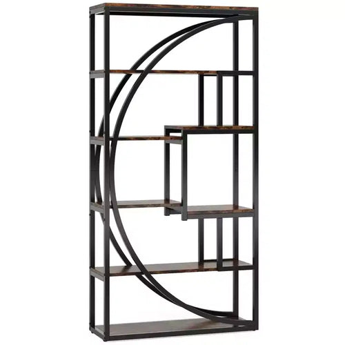 Tribesigns 5-Tier Bookshelf, 70.8 Book Display Case Unit for Home Office
