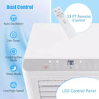 Climatiseur portable Costway 6500 BTU (10000 BTU ASHRAE) 3-en-1 avec déshumidificateur