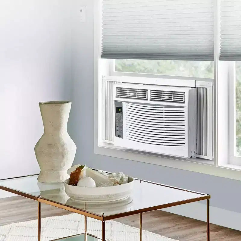 Climatiseur de fenêtre 5000 BTU, unité de climatisation de fenêtre avec commandes mécaniques faciles à utiliser