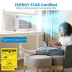 10000 BTU Smart Window Air Conditioner, Window AC Unit with Remote/App Control