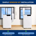 Climatiseur et Chauffage Portable SereneLife 12 000 BTU